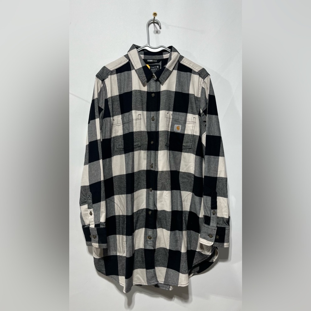 Carhartt Women’s Rugged Flex Relaxed Fit Long Sleeve Flannel Size XXL (20) NWT‎